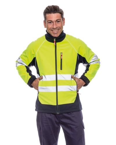 Softshell Bicolor Alta Visibilidad