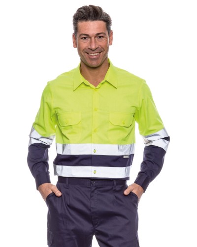 Camisa Bicolor Alta Visibilidad