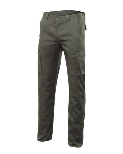 Pantalón Multibolsillos Elástico