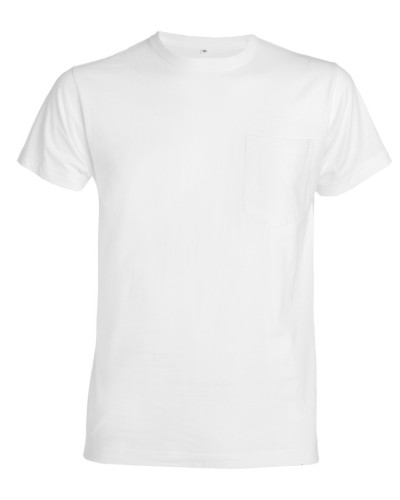 Camiseta 1 Bols Alg 160g/m2 Blanco